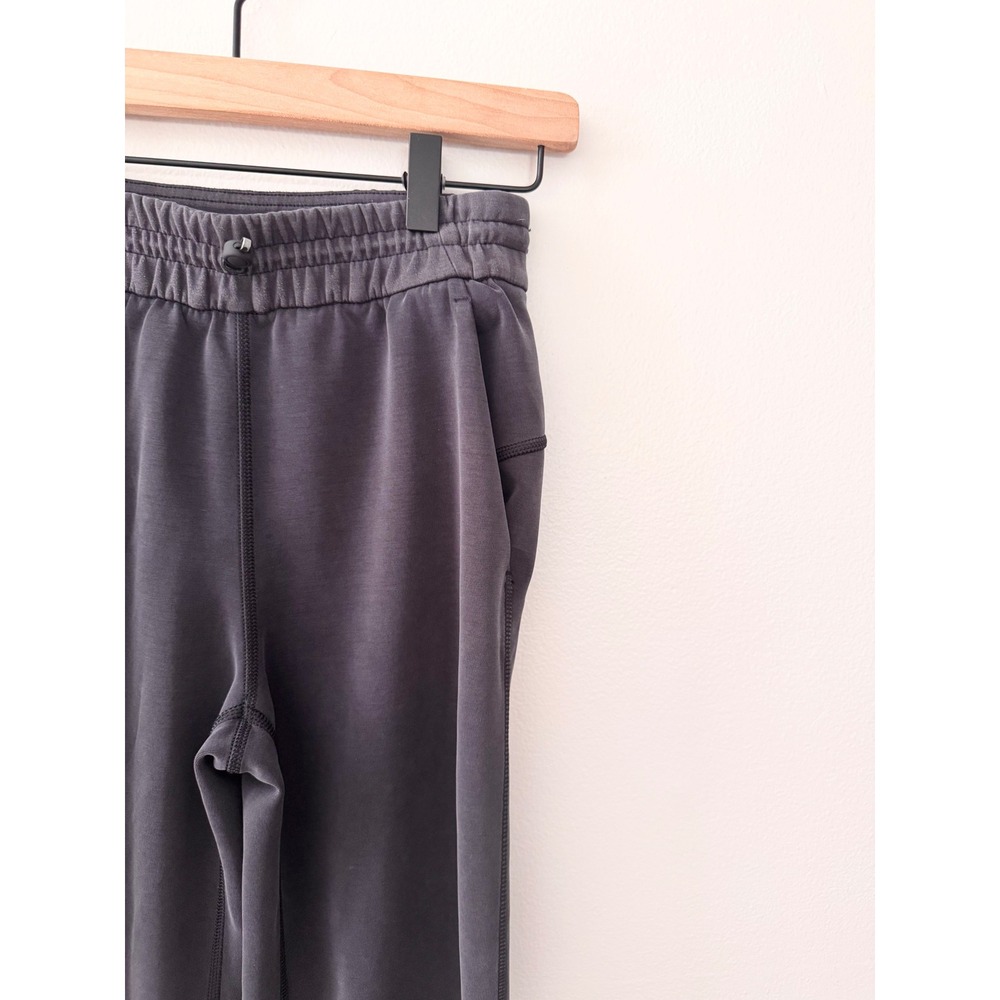 Lululemon Softstreme High-Rise Straight-Leg Pant Black/Grey Size 0
